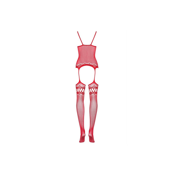 F214 Bodystocking - Rouge